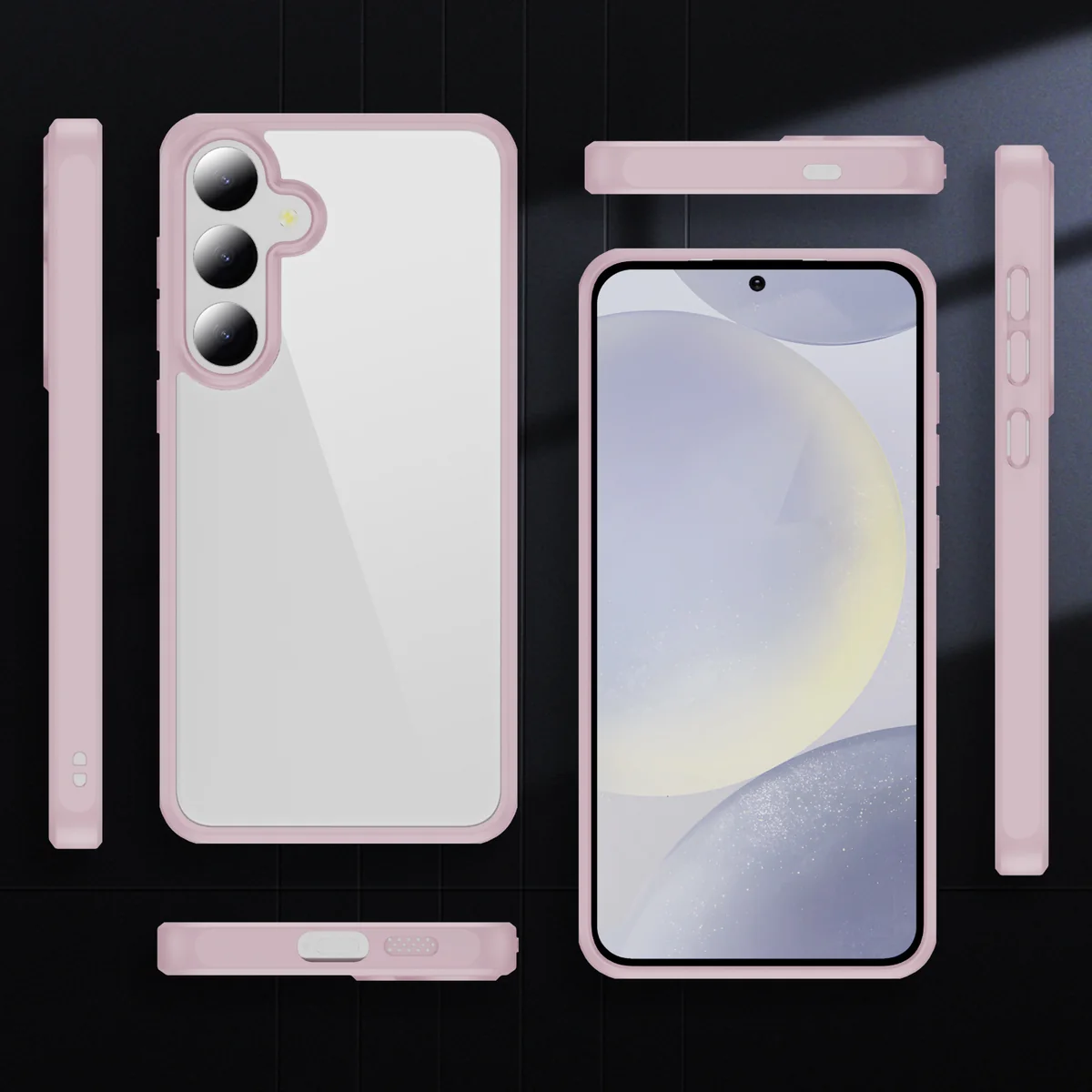 cross-border compatible with Samsung S24 Plus EyeShip ultra-clear 2.5 acrylic +1.8TPU shockproof phone case new arrival