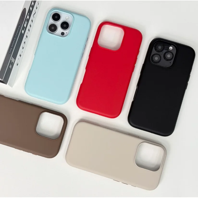 cross-border compatible with iPhone17Pro Max kickstand case original-style shockproof phone case PC case soft-touch case scratch-resistant