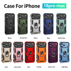 Rugged Ring-Stand Phone Case with Sliding Camera Cover