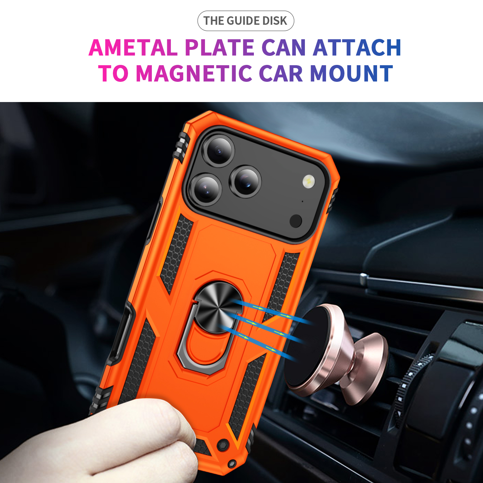 Rugged Ring-Stand Phone Case with Sliding Camera Cover - Image 5