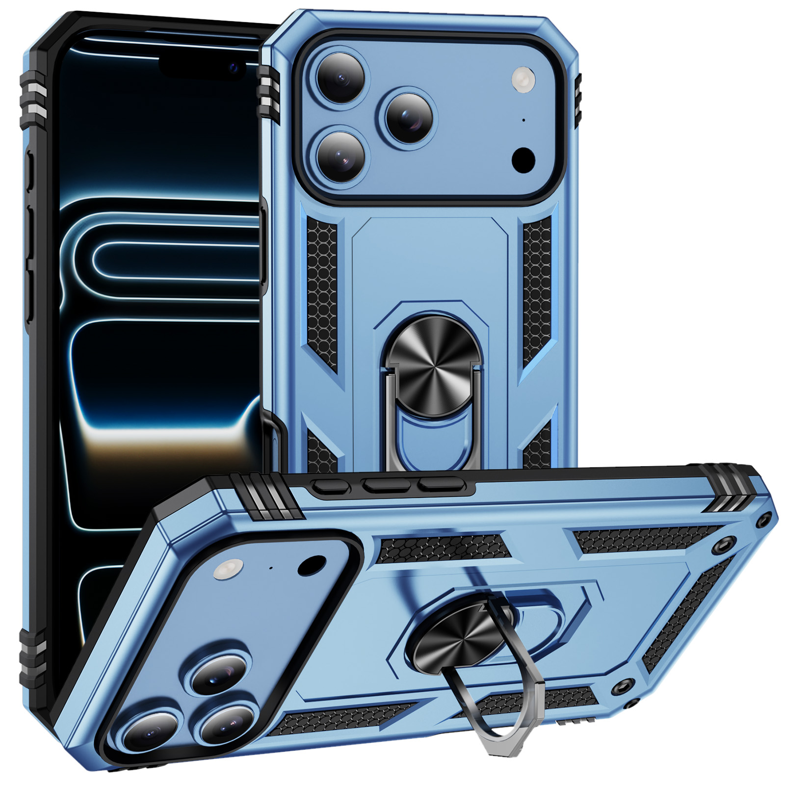 Rugged Ring-Stand Phone Case with Sliding Camera Cover - Image 6