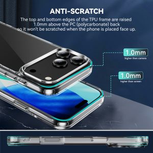 Clear Shockproof Customizable Magnetic Phone Case