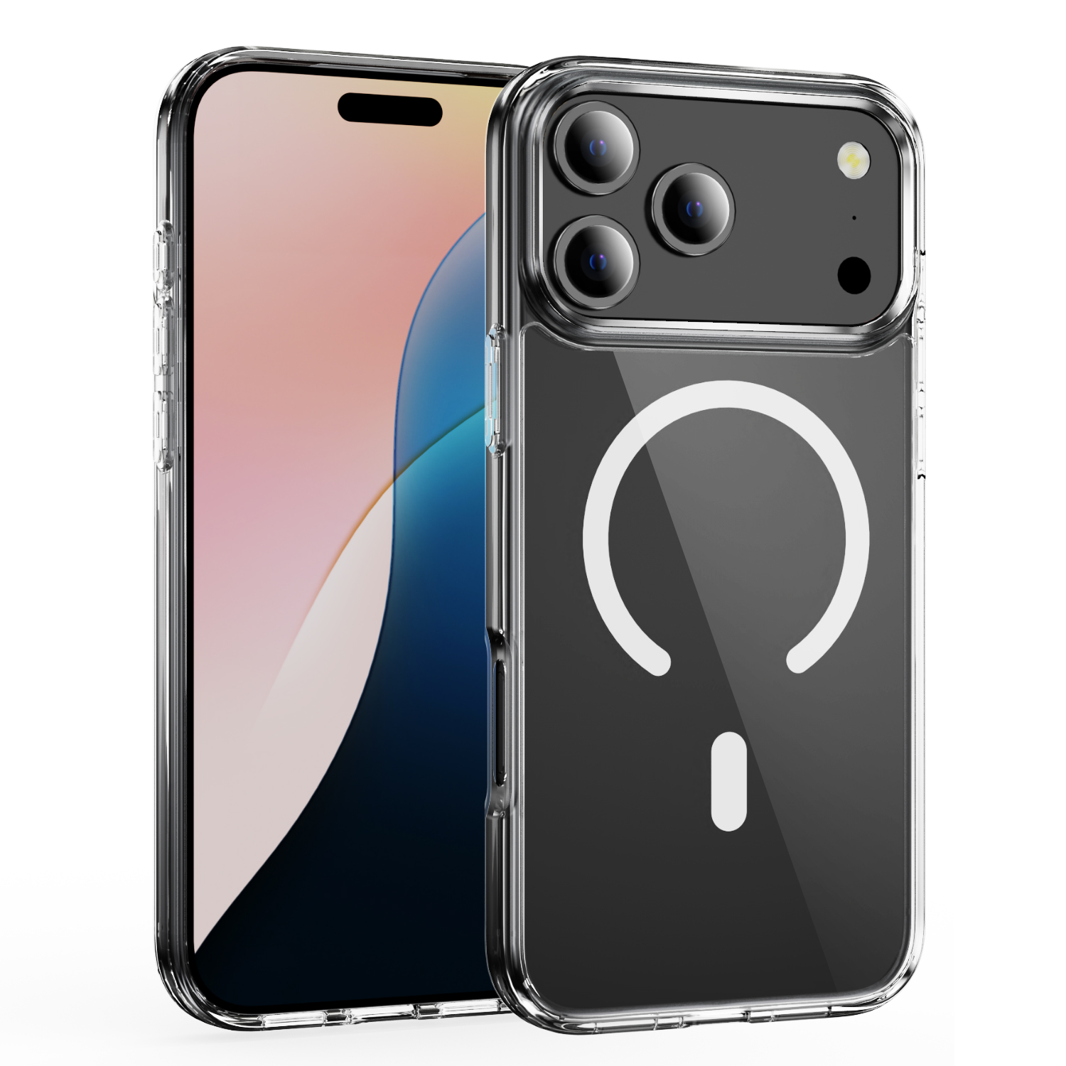 Clear TPU + Acrylic Shockproof Phone Case - Image 3
