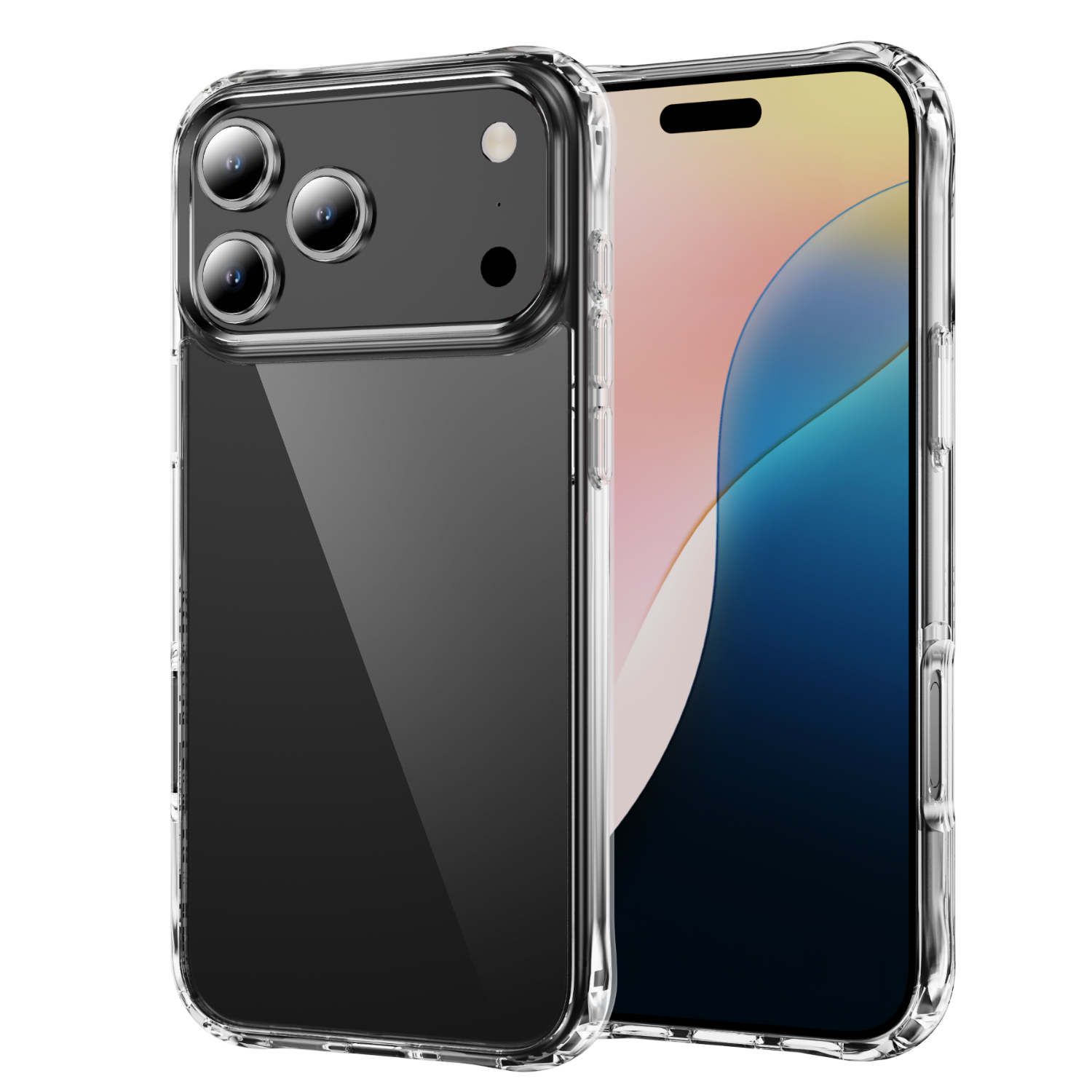 Clear Acrylic Shockproof Corner Phone Case - Image 4