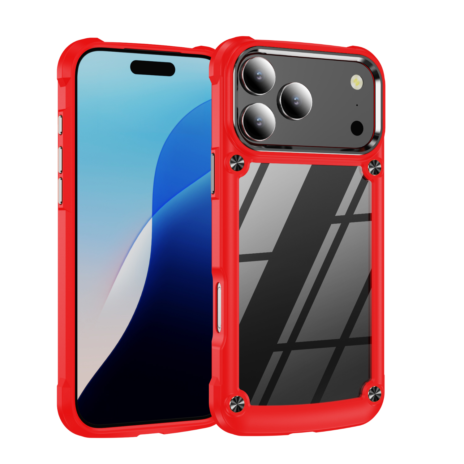 Clear Magnetic Case with Metal Camera Frame - Image 2