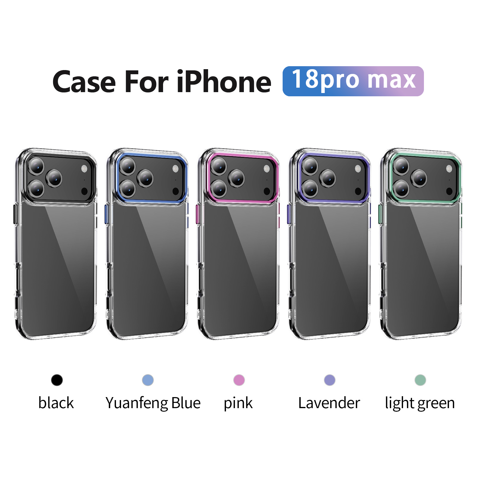 Clear Magnetic Camera Guard Phone Case