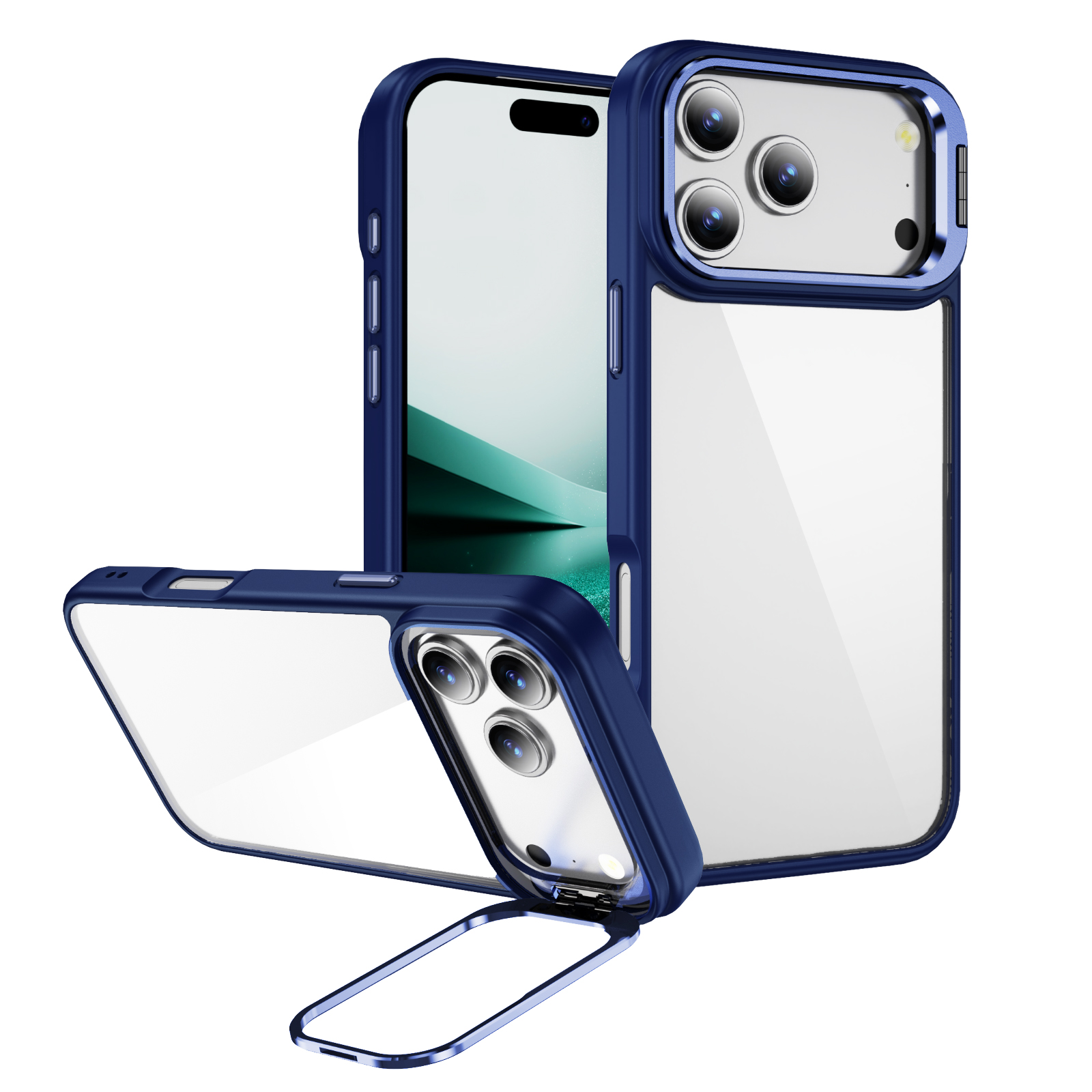 Magnetic Camera Ring Kickstand Phone Case - Image 2