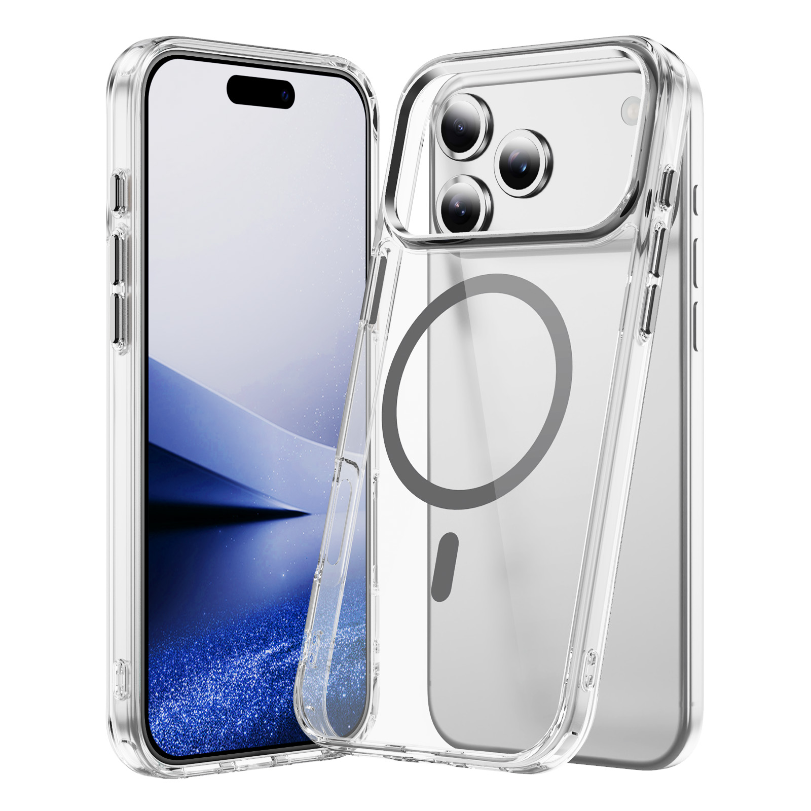 Anti-Yellowing Clear Magnetic Shockproof Case - Image 3
