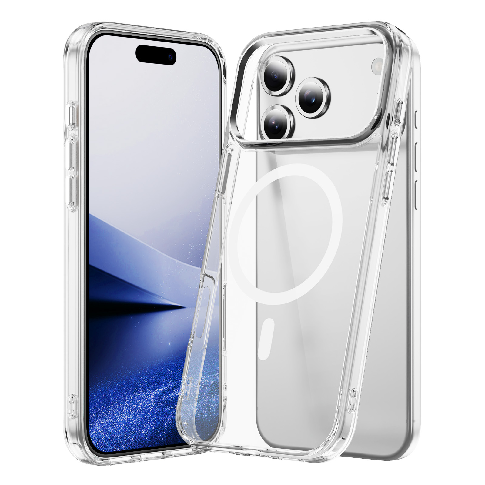 Anti-Yellowing Clear Magnetic Shockproof Case - Image 4