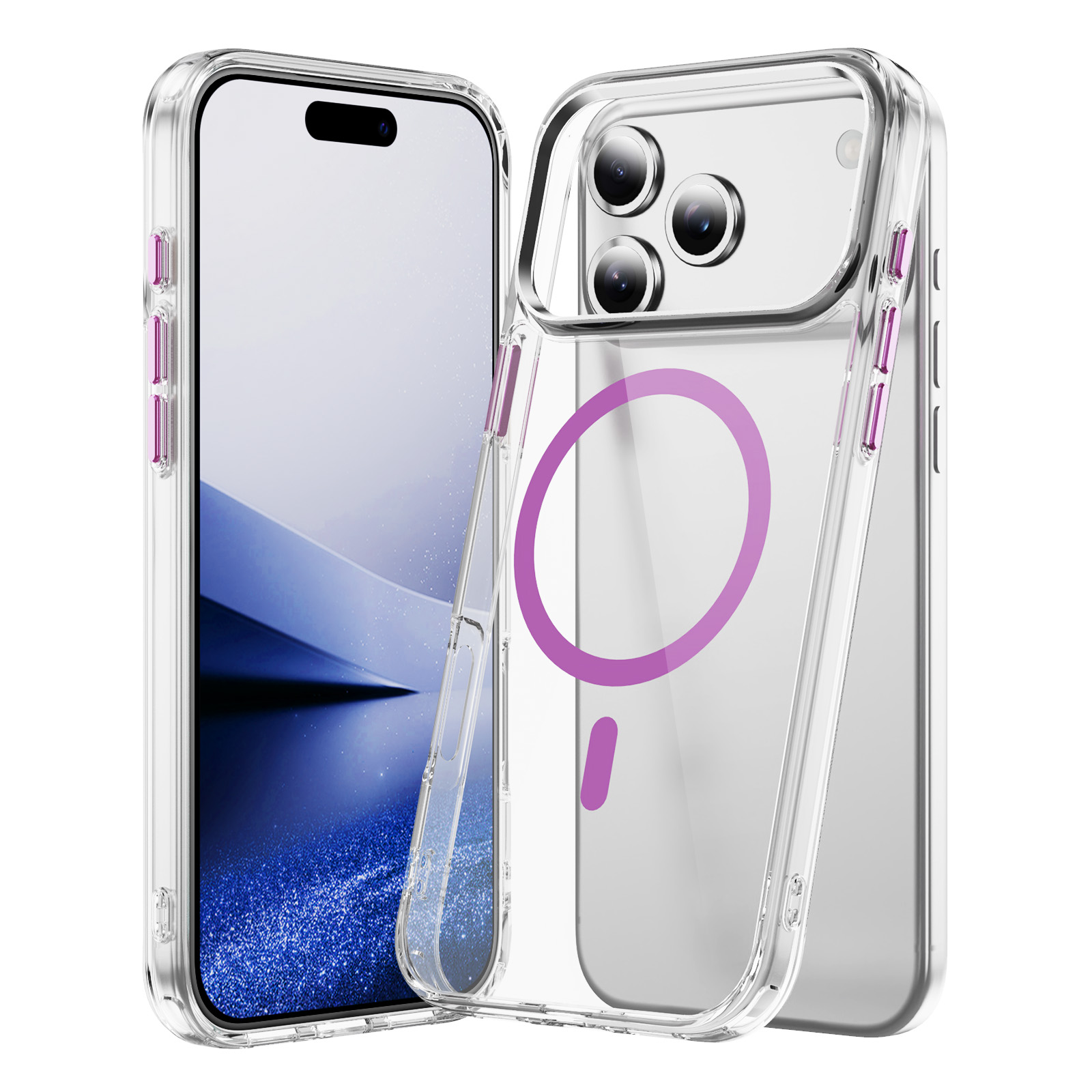 Anti-Yellowing Clear Magnetic Shockproof Case - Image 5