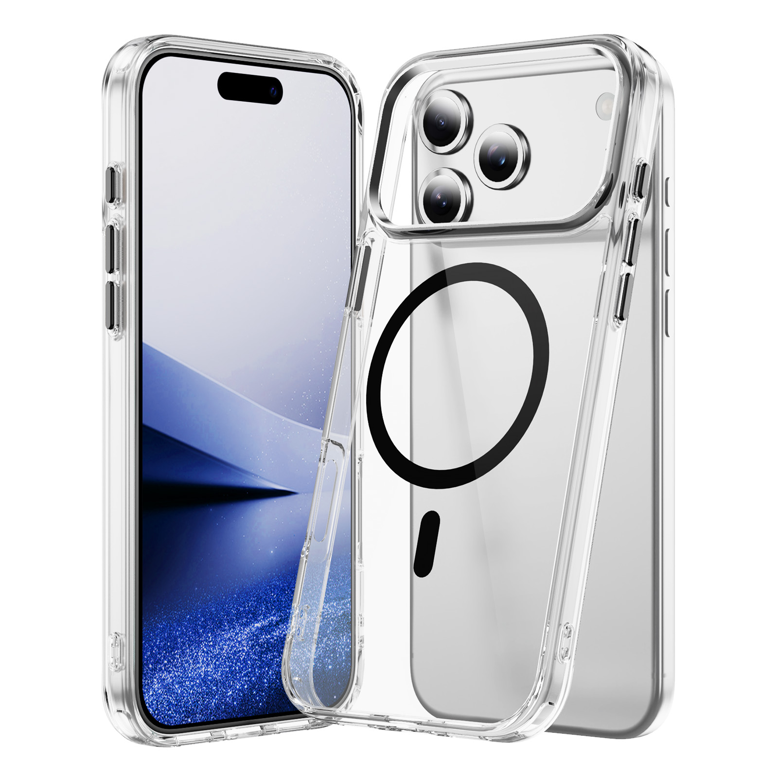 Anti-Yellowing Clear Magnetic Shockproof Case - Image 6