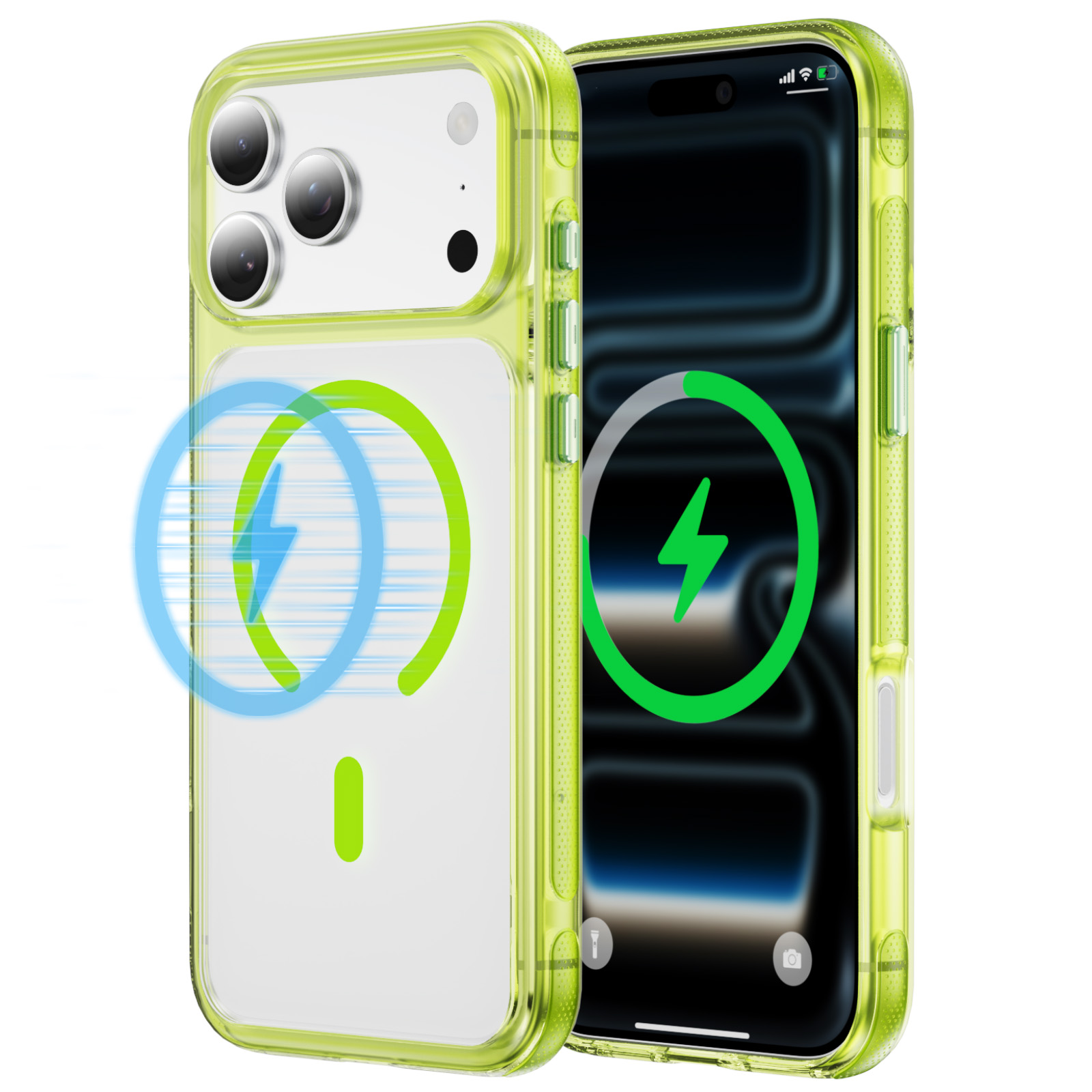 Clear Magnetic TPU + Acrylic Case with 360 Degree Stand - Image 9
