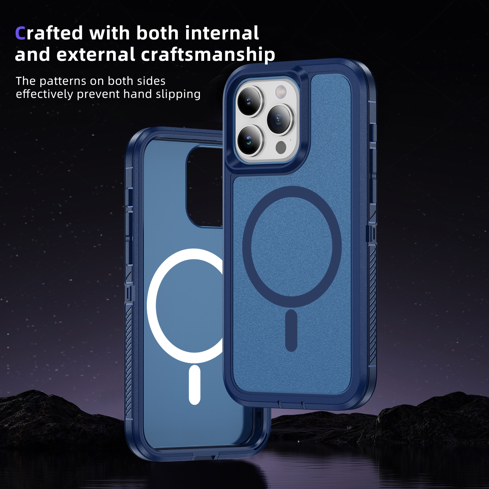 Heavy-Duty 3-in-1 Shockproof Phone Case