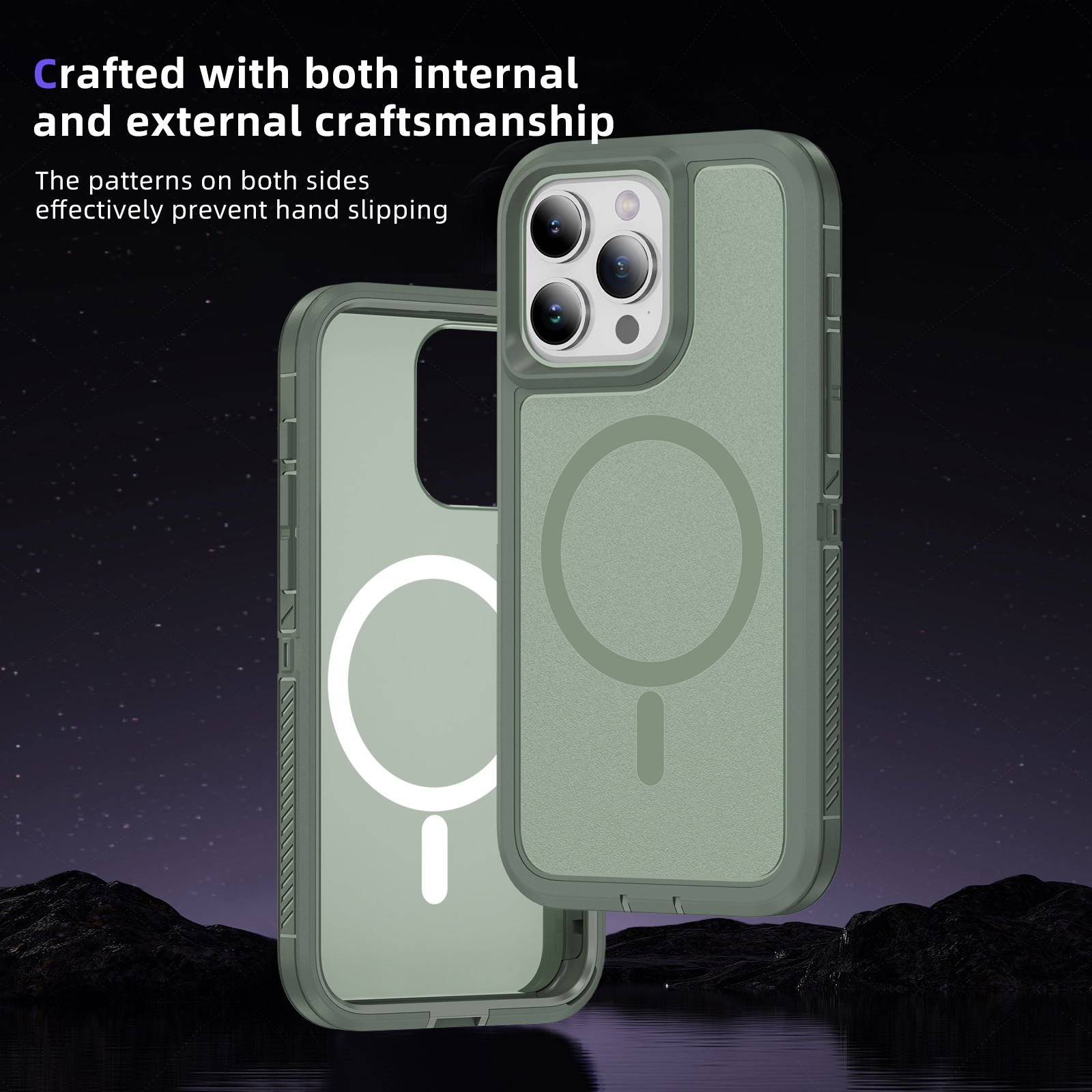 Heavy-Duty 3-in-1 Shockproof Phone Case - Image 3