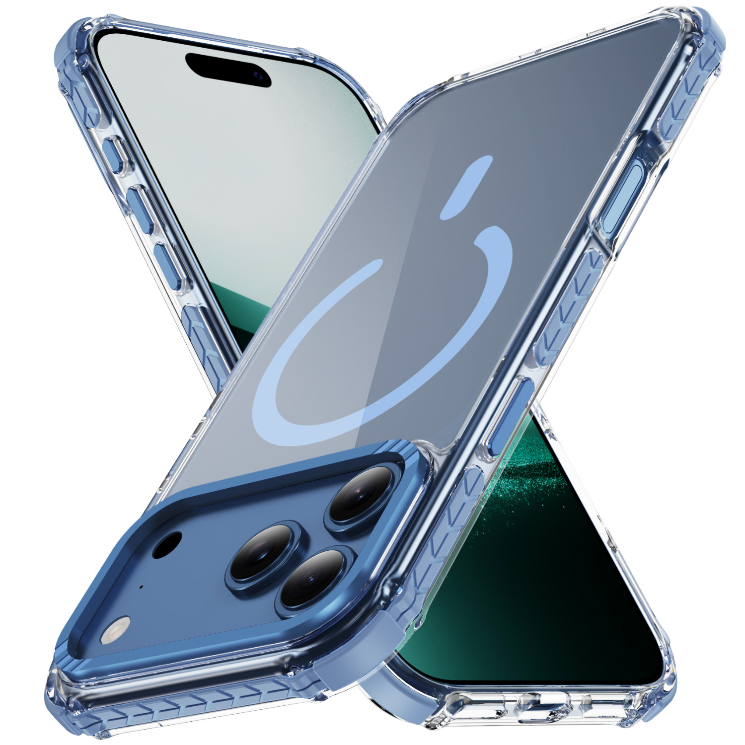 Two-Tone Shockproof Case with Metal Camera Frame - Image 4