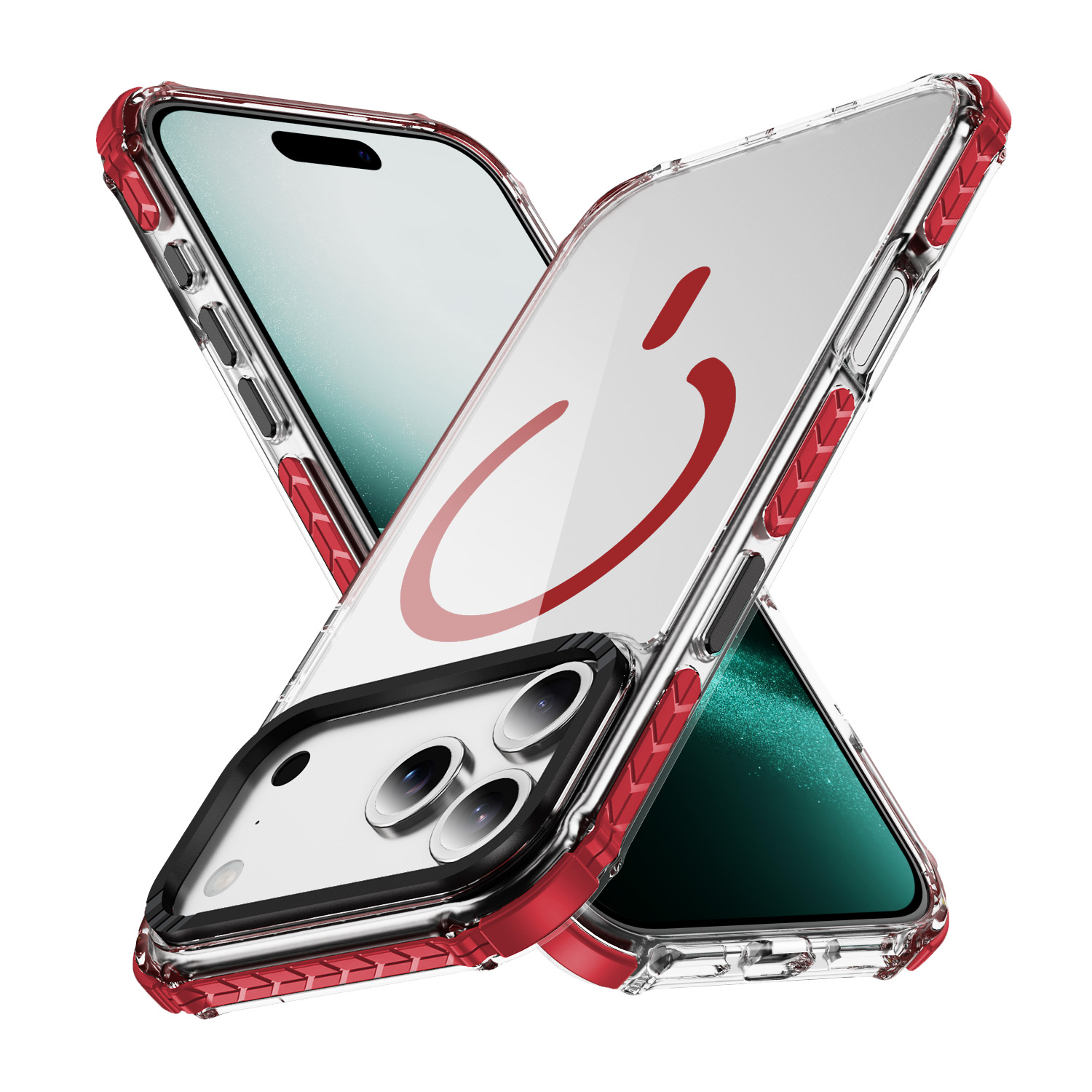 Two-Tone Shockproof Case with Metal Camera Frame - Image 6
