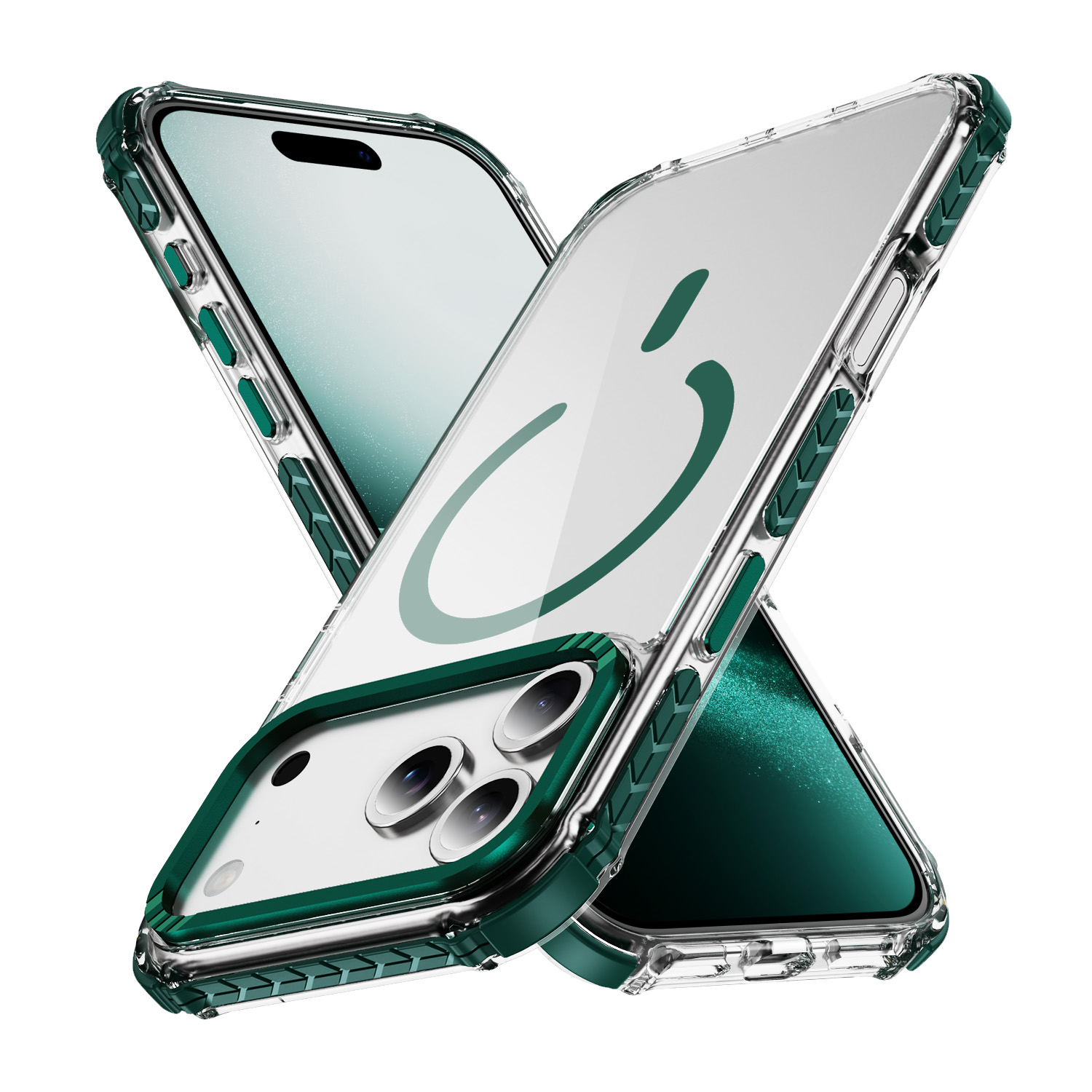 Two-Tone Shockproof Case with Metal Camera Frame - Image 8