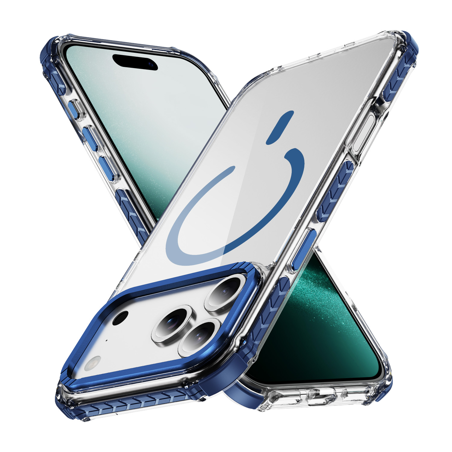 Two-Tone Shockproof Case with Metal Camera Frame - Image 9