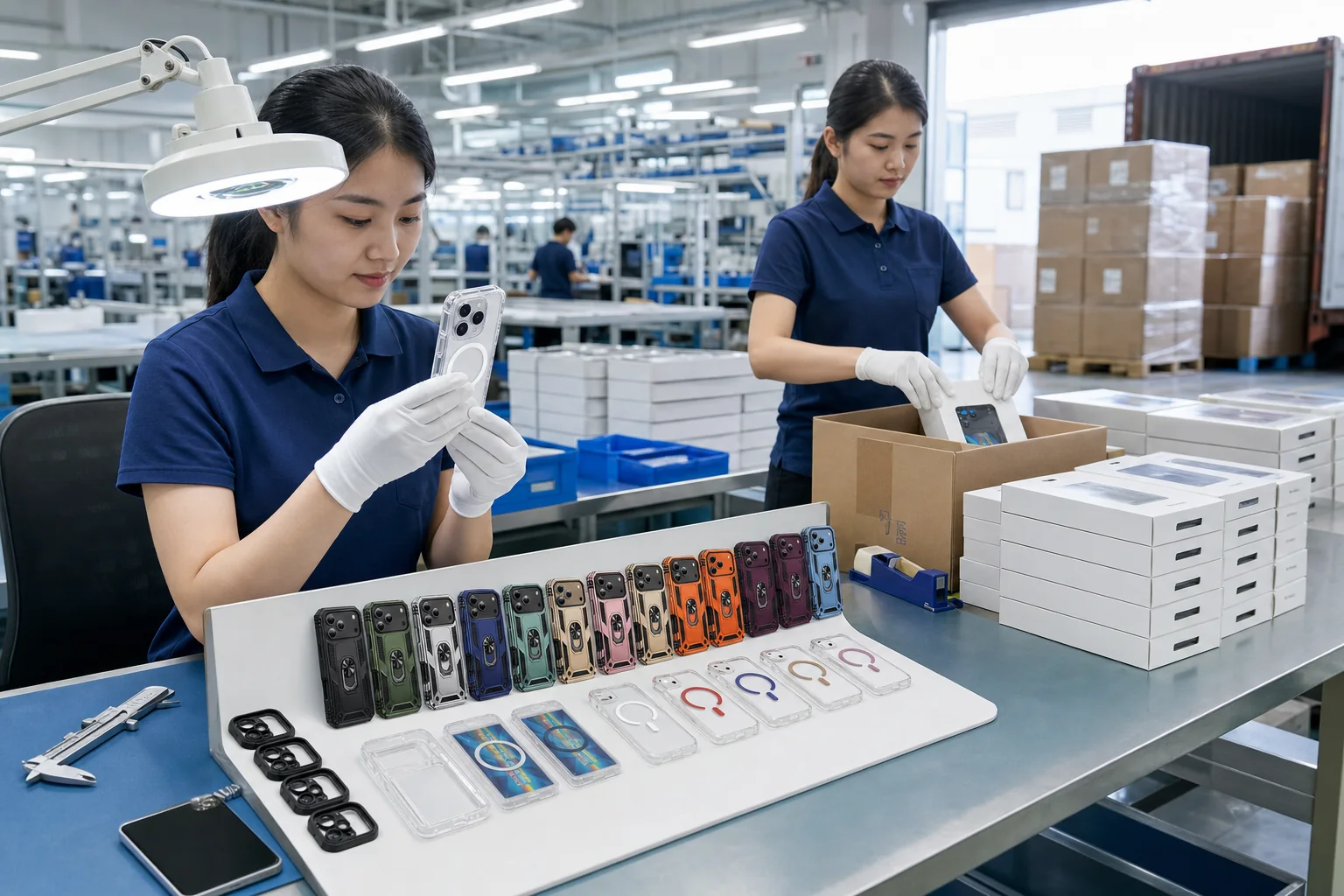 CHAMPIONS quality inspection and export packing for custom phone cases