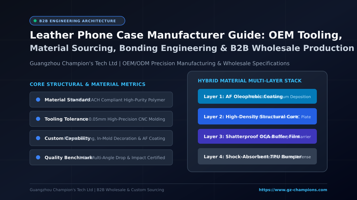 Leather Phone Case Manufacturer Guide - Material Architecture and Engineering Specification