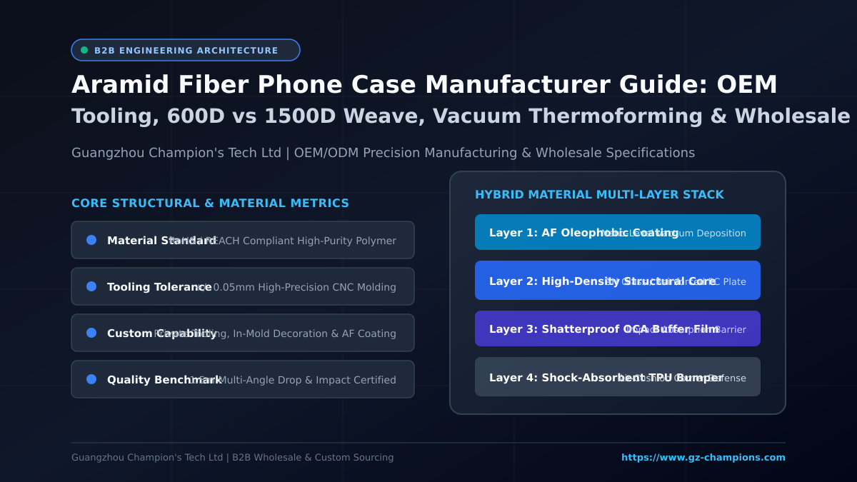 Aramid Fiber Phone Case Manufacturer Guide - Material Architecture and Engineering Specification