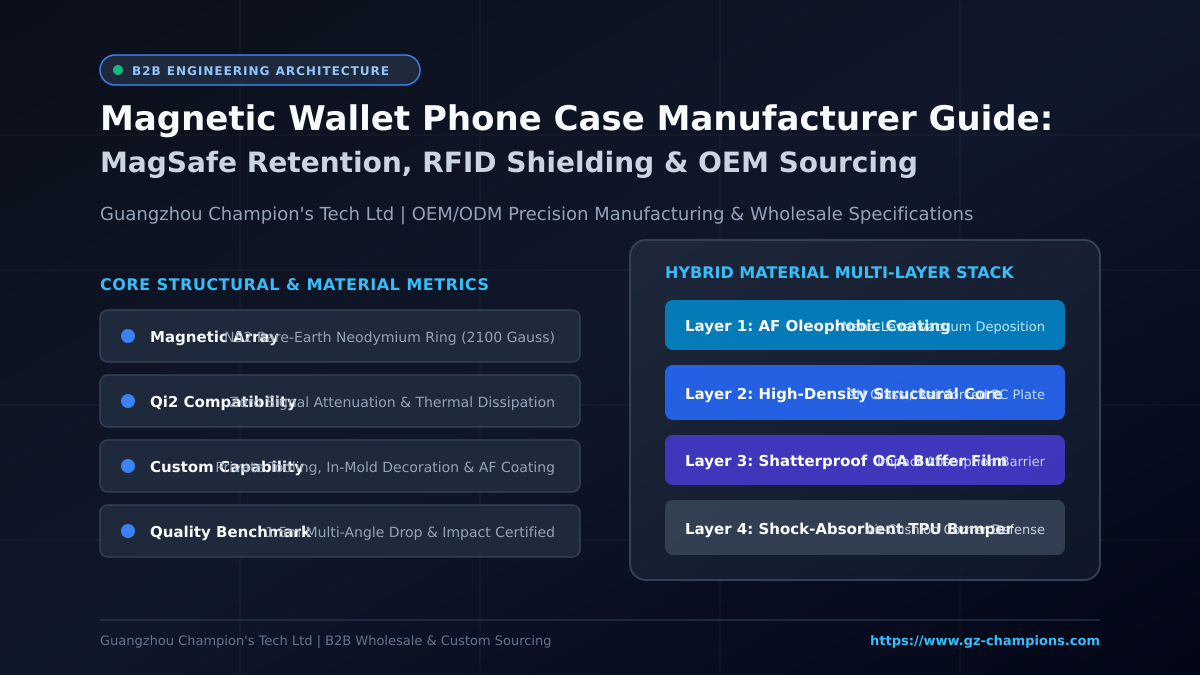 Magnetic Wallet Phone Case Manufacturer Guide - Material Architecture and Engineering Specification