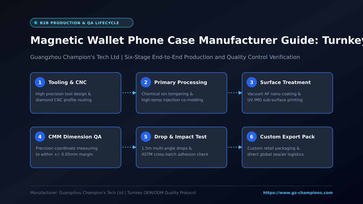 Magnetic Wallet Phone Case Manufacturer Guide - Turnkey OEM/ODM Manufacturing & Quality Workflow