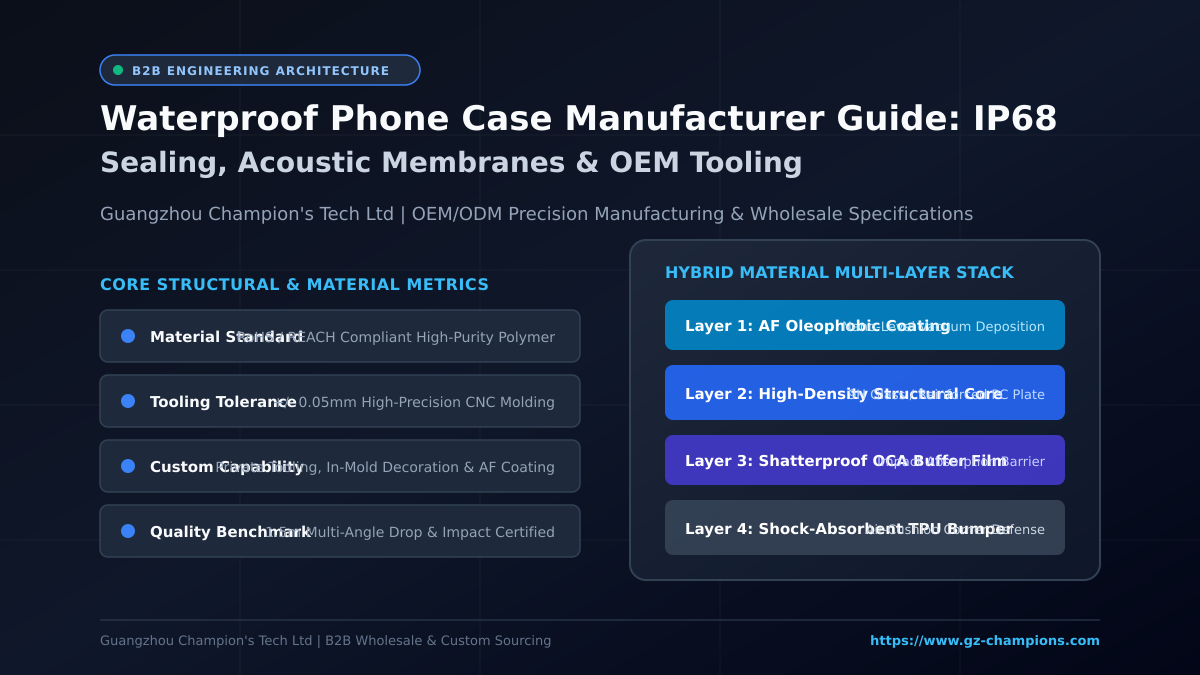 Waterproof Phone Case Manufacturer Guide - Material Architecture and Engineering Specification