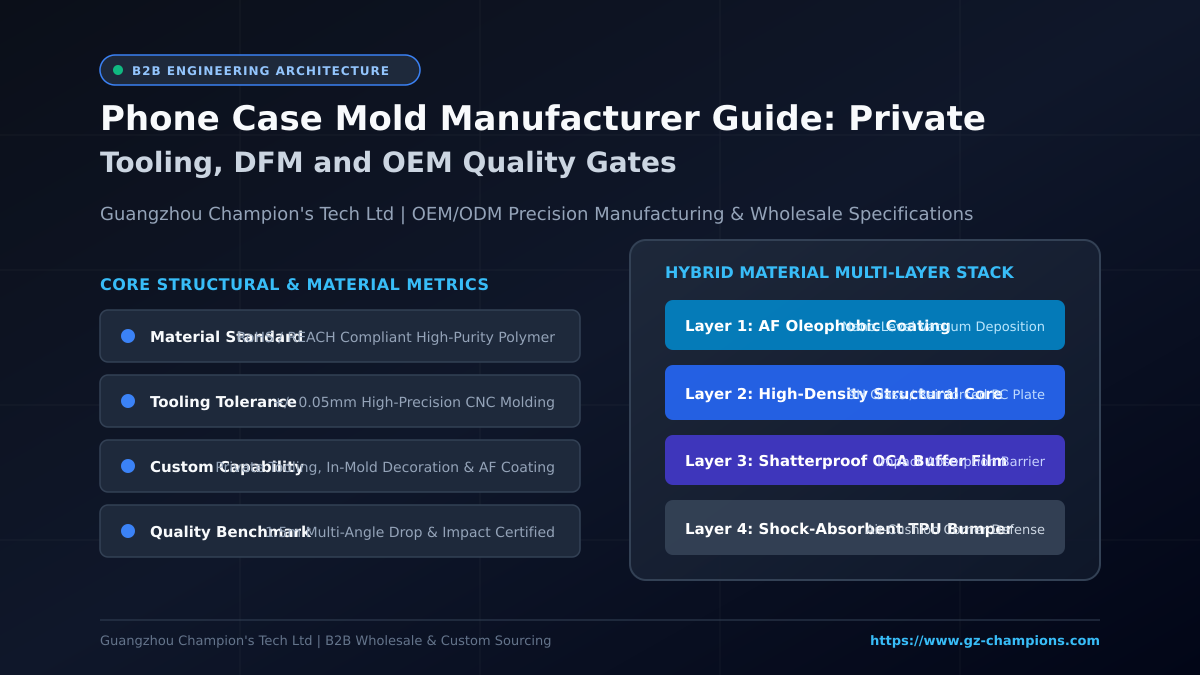 Phone Case Mold Manufacturer Guide - Material Architecture and Engineering Specification