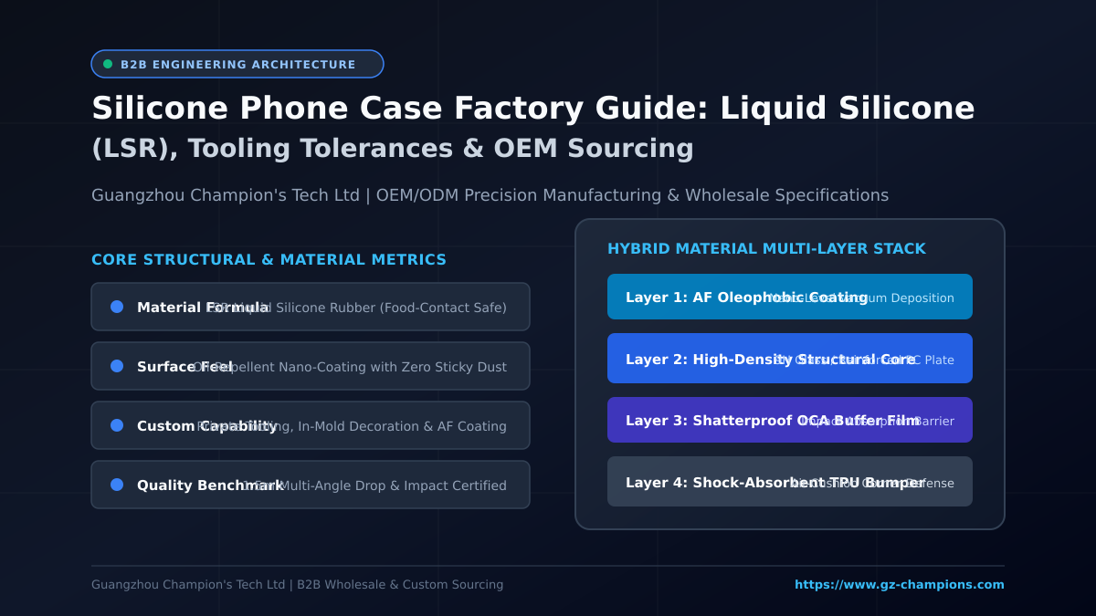 Silicone Phone Case Factory Guide - Material Architecture and Engineering Specification